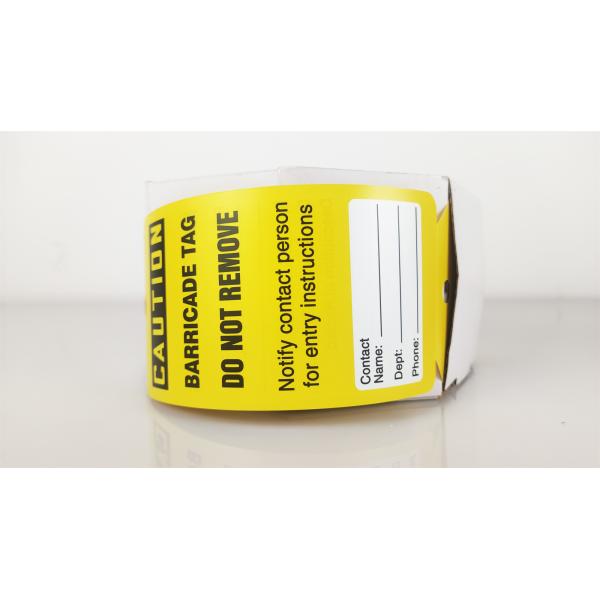 Customizable Plastic Safety Tag with Durability and Quality Assurance