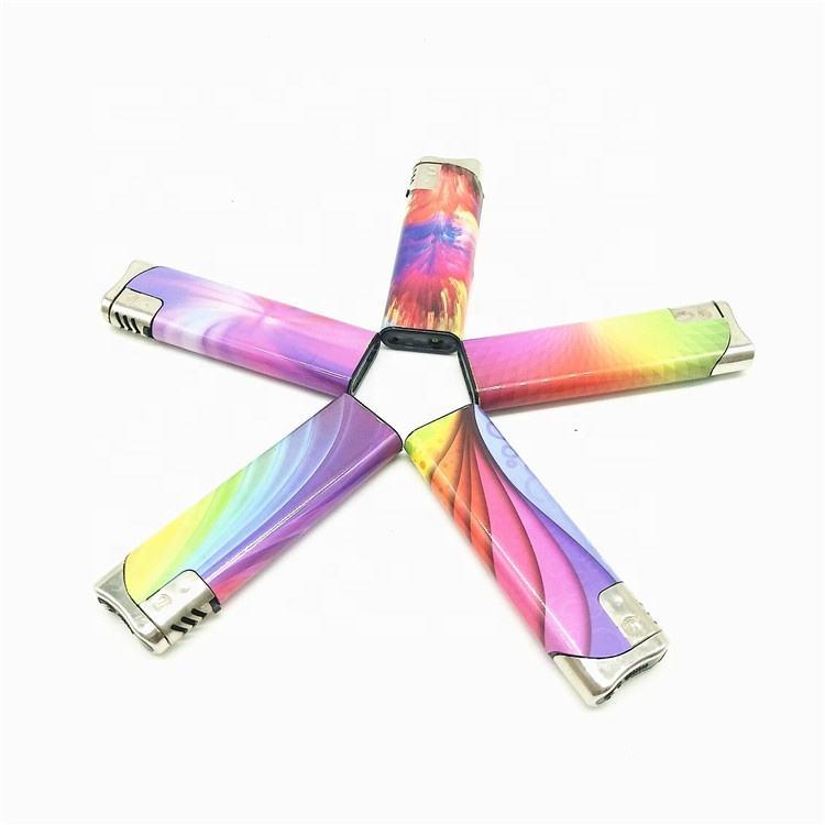 Bulk High Quality Novelty Electronic Flip Plastic Piezo Lighter