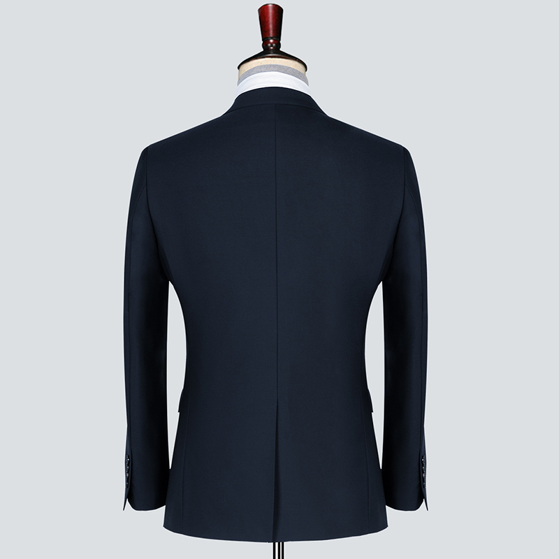 Anti-Shrink Wool And Polyester Men's Coats For Autumn And Winter With Mandarin Collar