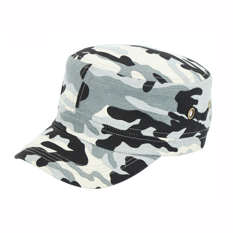 2019 Military Cadet Hats New Style Custom Camo Flat Top Caps