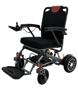 Quality Lightweight Lithium Battery Wheelchair with 4-Shock Absorption System for sale