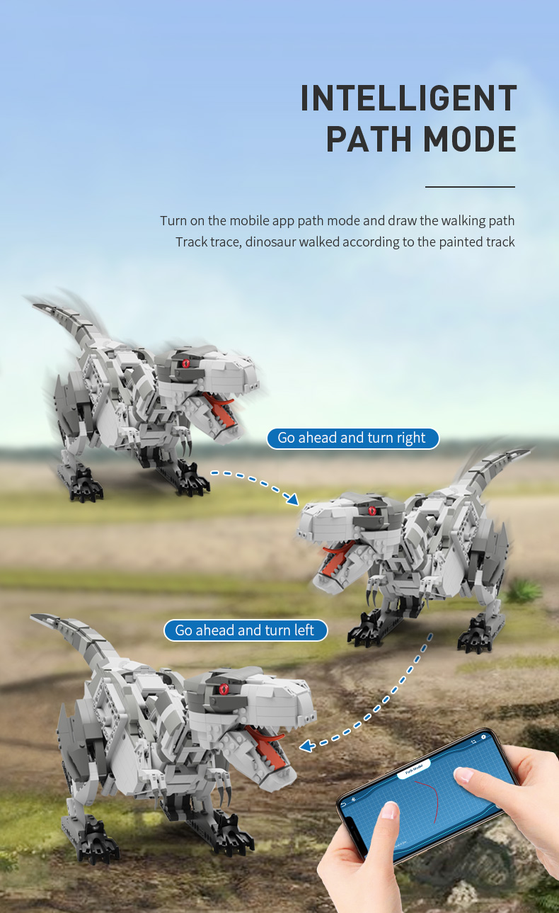 Indoor-Outdoor 960pcs Building Block Remote Control Monster Truck Off Road RC Car