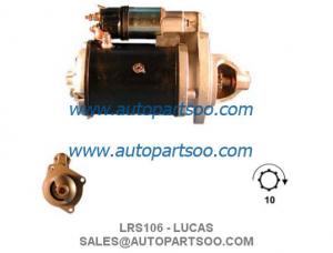 Quality LRS106 LRS132 - LUCAS Starter Motor 12V 2.8KW 10T MOTORES DE ARRANQUE for sale