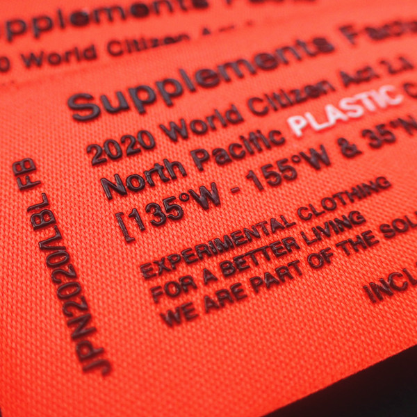 Customized 100% Polyester 3D Logo Screen Printing Clothing Labels
