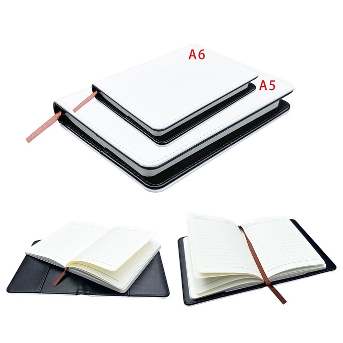 Double-Sided Sublimation Leather Detachable Binder Notebook A5 A6 For Personalized Sublimation Photos Printing
