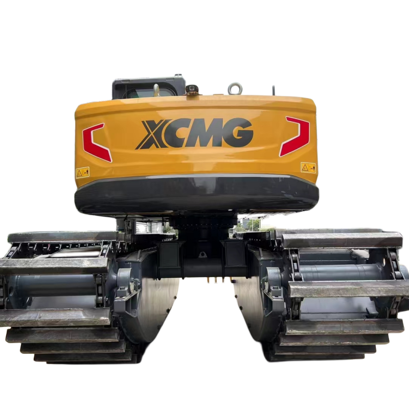20 Ton Amphibious Excavator Pontoon Undercarriage for Swamp Marsh Floating