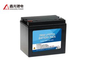 Quality 12V 33Ah 26650 Rechargeable Lithium Iron Phosphate Battery Pack for sale