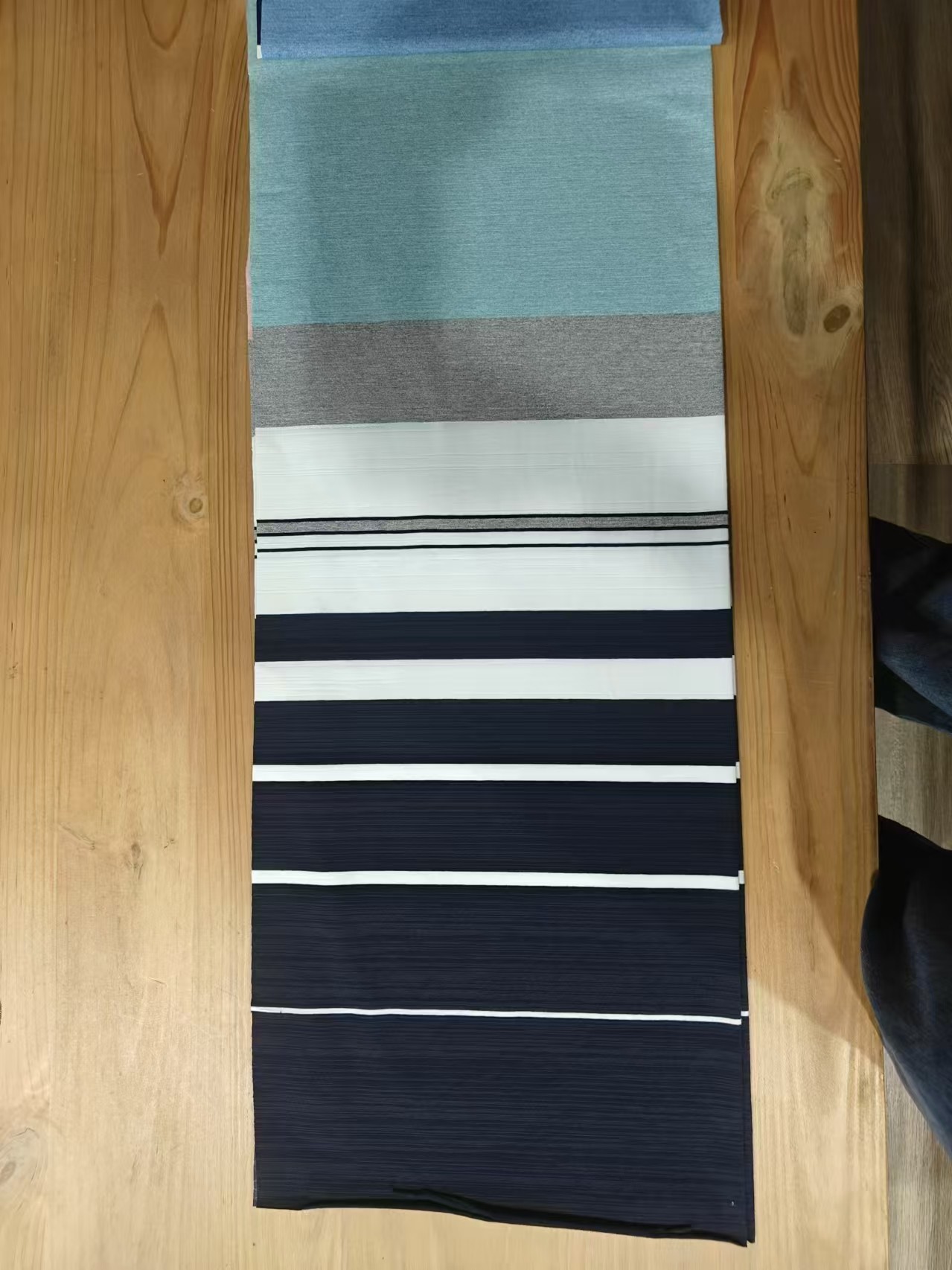 Soft，Elastic Comfortable And Durble Striped Material Fabric For Casual Wear