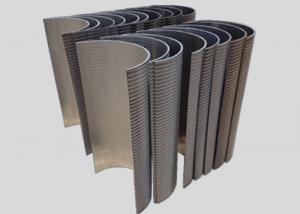 Quality Wedge Wire Curve Screen for Water Filtration , Curve Screen Panel For Fishpond for sale