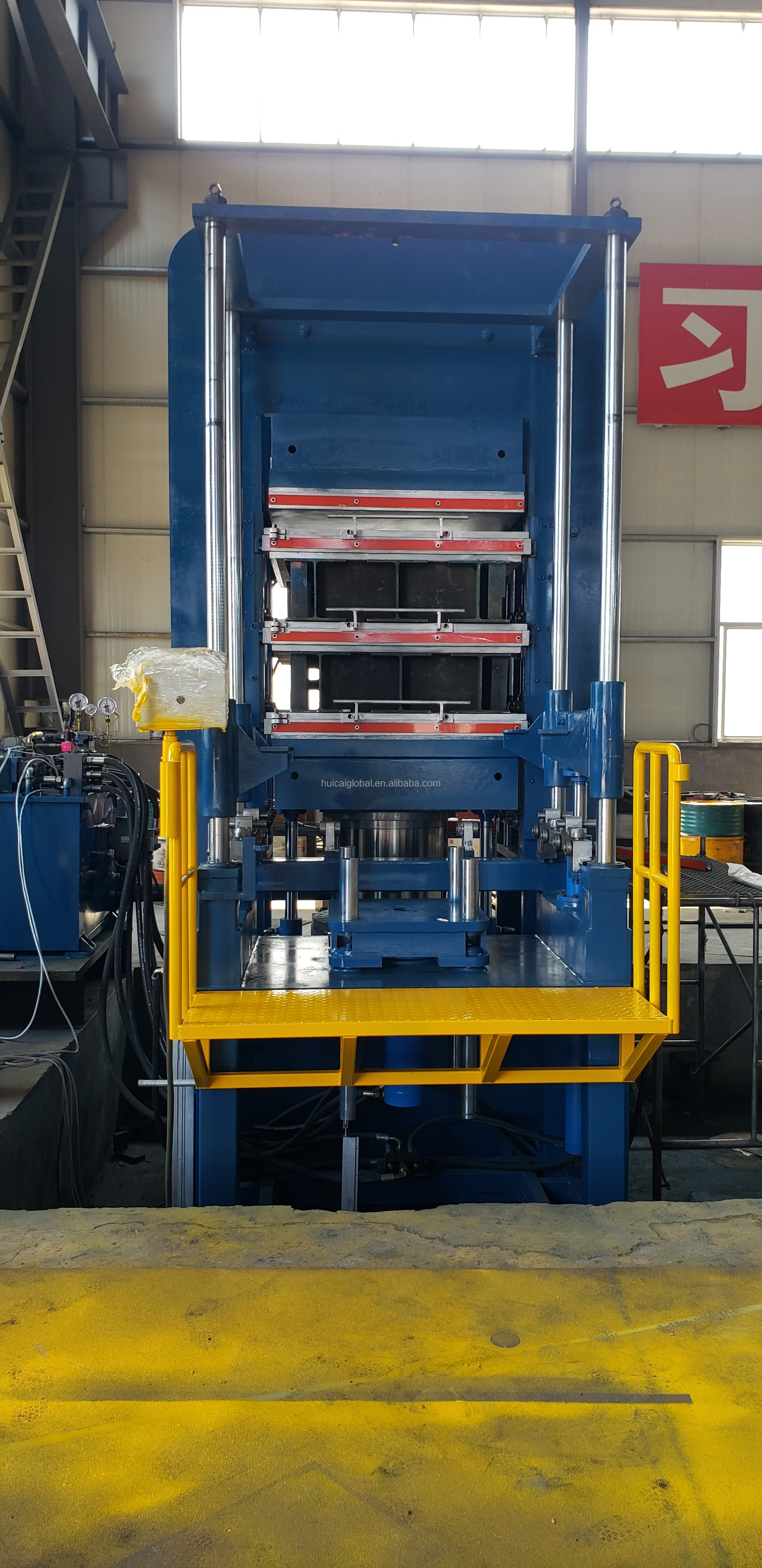 Solid Tyre Press Machine with 600mm Piston Stroke and Fully Automatic PLC Control