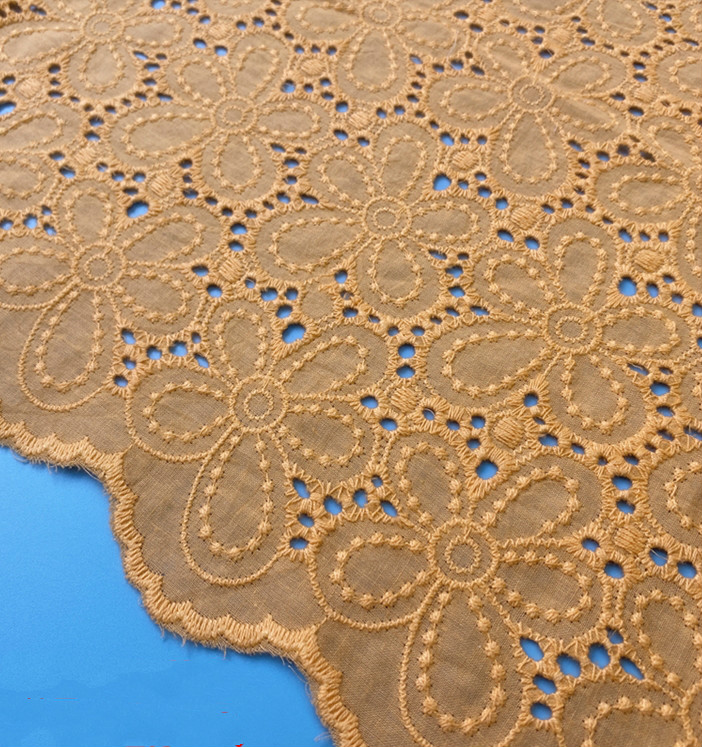 2020 new Coloful Handmade DIY Clothes Accessories Embroidered Cotton Lace Fabric
