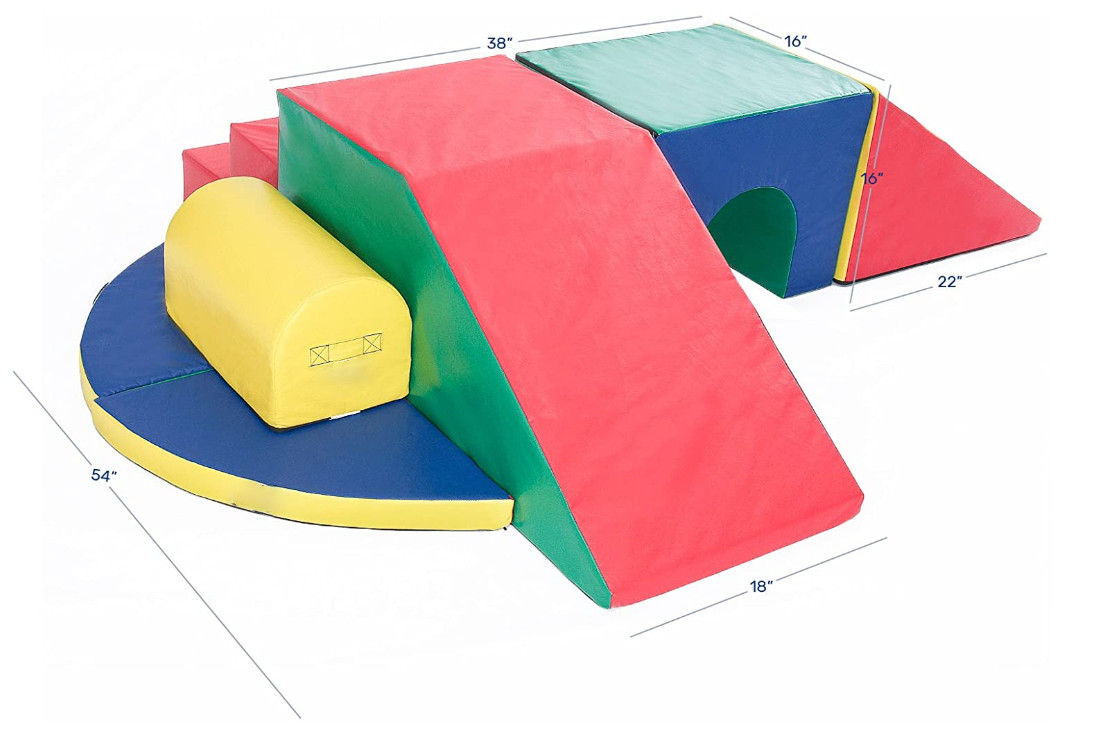 Ecr4kids Softzone Foam Kids Eva Foam Building Blocks Gymnastics Adventure Playset Fun Imagination Playground