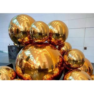 Quality Christmas Party Decoration Giant Shiny Metallic Inflatable Mirror Ball Balloons Big Advertising Inflatables for sale