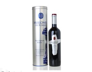 Quality Round Wine Bottle Packaging Tin Box With Embossing And Printing for sale