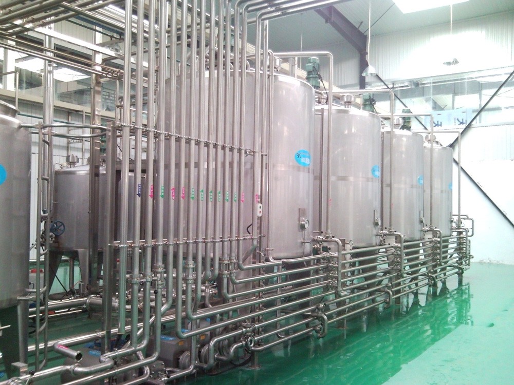 100L-1000L Falling Film Evaporator Triple Effect Milk Liquid Concentration