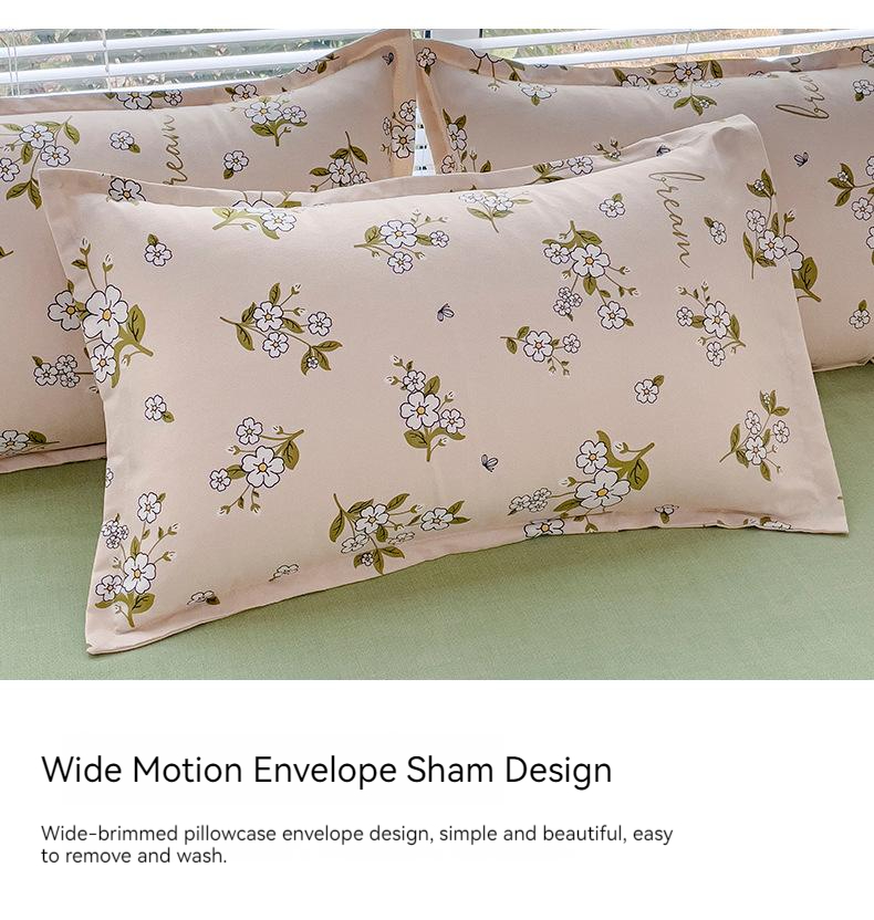 8PCS Printed Microfiber Bedding Sets with Matching Curtains in Customized Colors