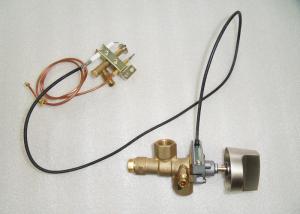 China Brass Gas Safety Valve With Piezoelectric Igniter , SV32 Gas Stove Control Valve on sale
