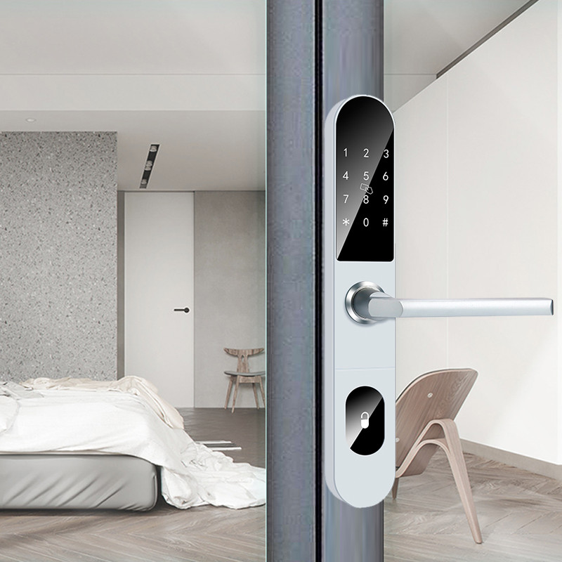 Slim Type Aluminum Alloy TTlock Electronic Smart Door Locks for Apartment Home Office