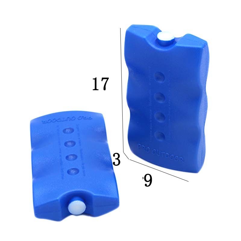 Custom shape 400ml HDPE hard plastic eutectic cold pack cooler freezer ice block