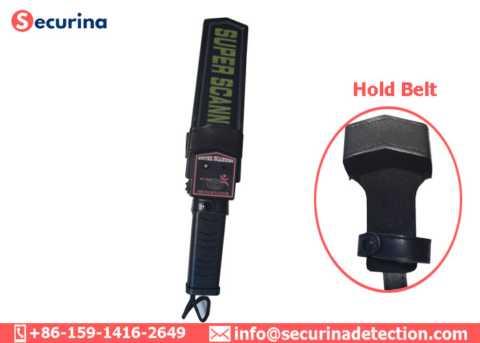 Sound / Vibration Alarm Mode Security Hand Held Metal Detector 270mW 30-60mm Pin