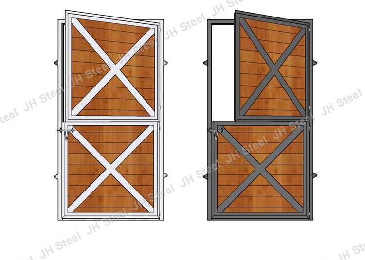 European Style Double Open 2.25m Height Horse Dutch Doors