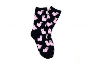 Quality Cute Alpaca Pink Womens Fancy Socks Ankle Boot Socks For Women for sale