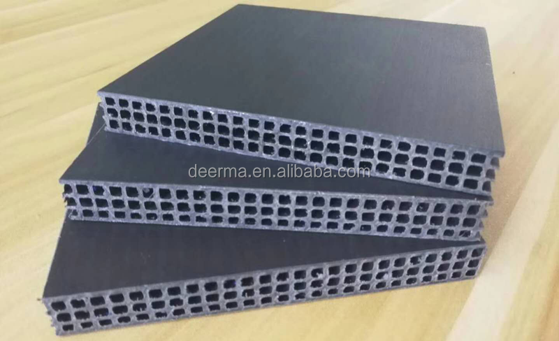 110kw PP Sheet Making Machine 220V / 380V / 415V Hollow Board Extrusion Line With SIEMENS Motor