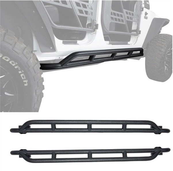 Steel Side Steps for Jeep Wrangler JK 4 door