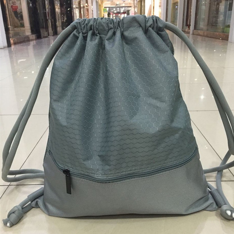 Waterproof Drawstring Backpack , Handled Style Waterproof Cinch Sack