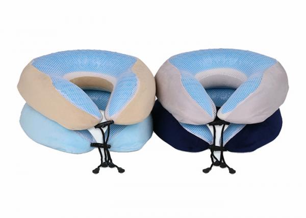 Buy Ergonomic Prevent Neck Sore Gel Neck Pillow Cooling Beads Travel Airplane at wholesale prices