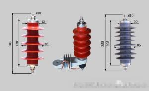 Quality Industrial 9kV Lightning Surge Protector , Lightning Arrester Used In Substation for sale