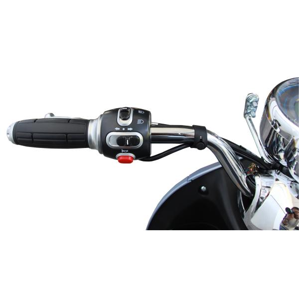 High Speed Certified Electric Moped Scooter 1600W DC Brushless Motor