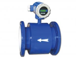 DN150 Flange Pulse Water Meter Rubber Liner Electromagnetic For Waste Water