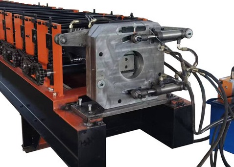 Quality Square Downpipe Roll Forming Machine Hydraulic Cutting for sale