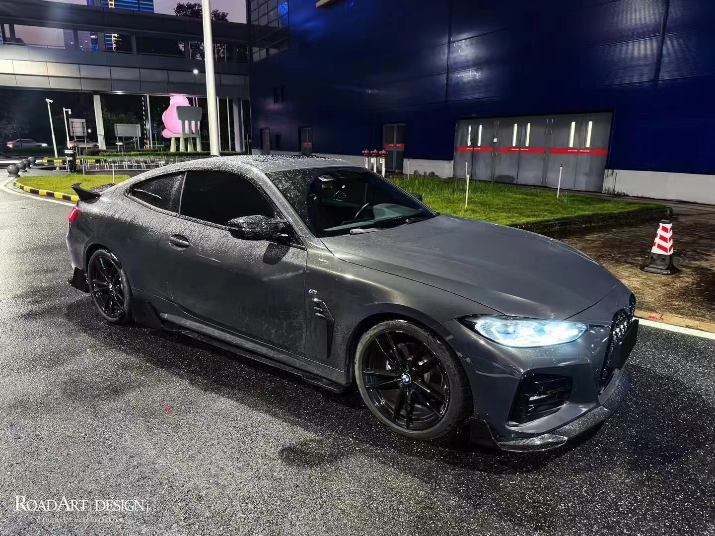Carbon Fiber Body Kit for BMW 4 Series G22 G22 Carbon Fiber Front Shovel Diffuser Spoiler Side Skirt Dry Carbon Fiber Body Kit