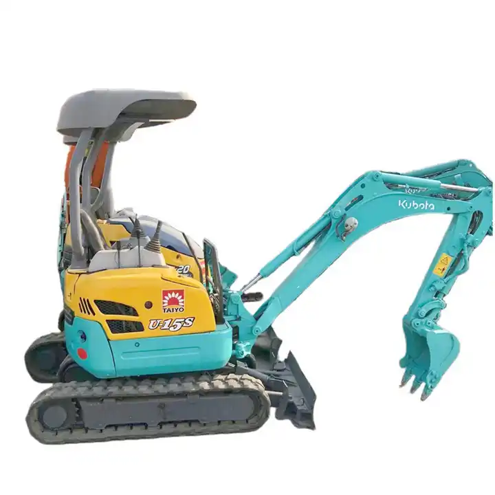 Wonderful Performance 9.6KW Used Kubota U-15 Mini Crawler Excavator with Rubber Track