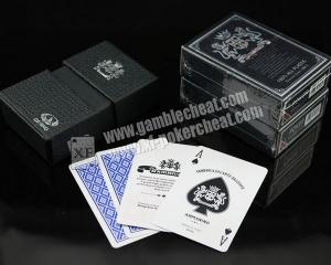 China Italy Armanino Plastic Playing Cards Marked With Invisible Ink Marking For Baccarat on sale