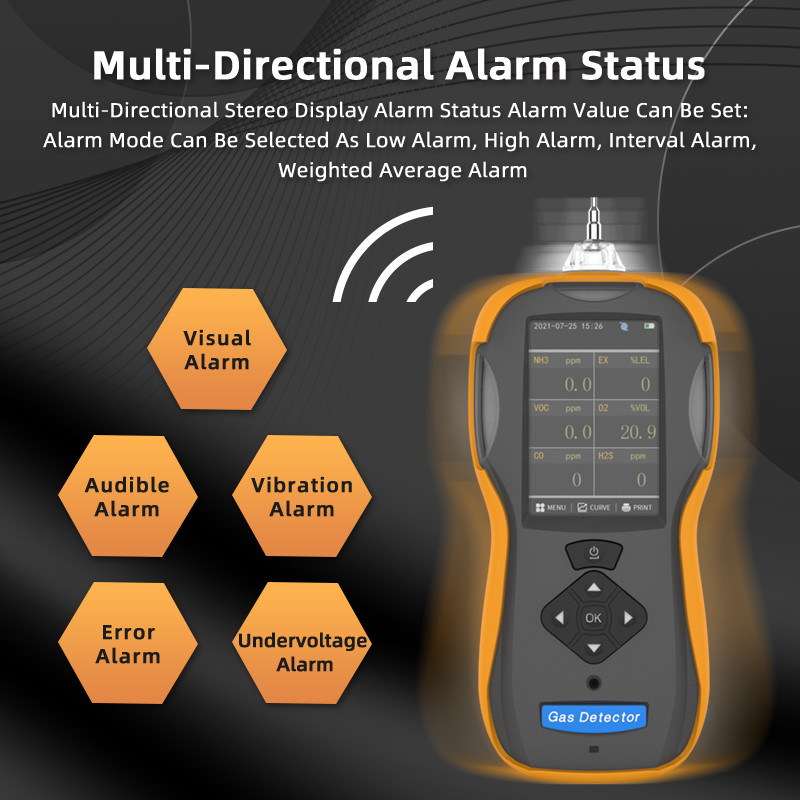 Handheld Pump Suction VOC Gas Detector For Petroleum Industry