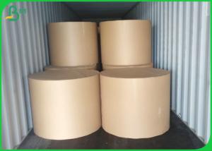 China 50 * 70cm 350G 400G Brown Kraft Paper Sheets 100% Virgin Wood Pulp Material on sale