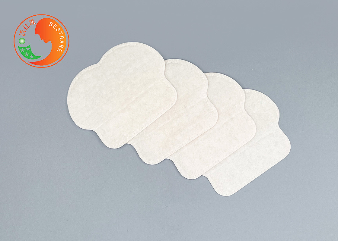 Customized Disposable Sweat Absorbing Pads Eco Friendly Armpit Sweat Pads