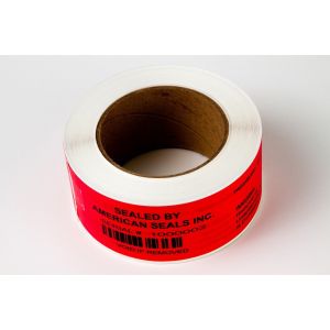 Quality Serial Number Tamper Proof Security Labels Waterproof Face Material for sale