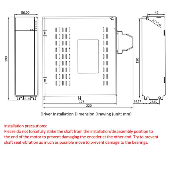 Lichuan AC Servo Motor Drivers Kit LC30E Series 5.0N.m 1.5KW 220V 5.0/6.0A 3000RPM IP65