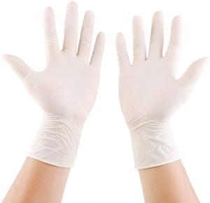 Quality Safety Protective Examination Disposable Latex Gloves Disposable Powder for sale