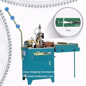 Quality Auto Nylon Zipper Zig Zag Cutting Machine for sale