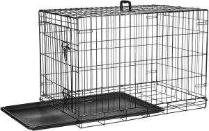 Quality Plastic Base Pan 36in Metal Dog Crates For Safety for sale