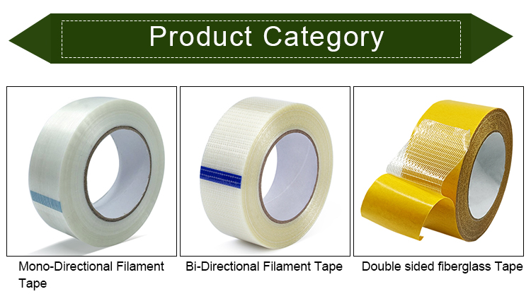 Synthetic Rubber Cross Weave Fiberglass Mesh Tape Double Sided Adhesive