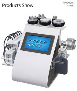 Quality Fat Loss 6 In 1 Laser Lipo Machine , RF Vacuum Cavitation Slimming Machine for sale