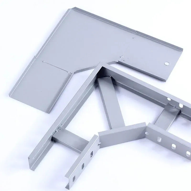 Quality Galvanized Rectangular Cable Tray Fittings With Mounting Hardware for sale