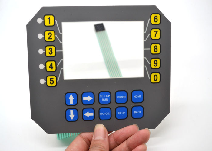 Metal Dome LED Membrane Switch , Membrane Keyboard Water Resistant