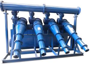 Quality Mining Desadning Hydrocyclone WasteWater Treatment 0.03MPa Blue Desanding Cyclone for sale